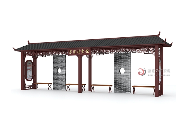 仿古候车亭FGH-1153